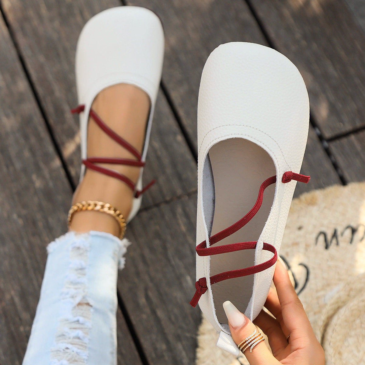Vintage inspirierte Orthopädische Schuhe