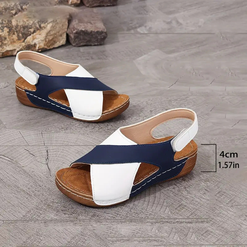 Vintage inspirierte Orthopädische Sandalen