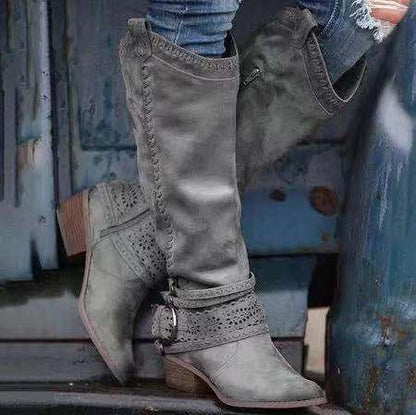 Klassische Orthopädische Stiefel mit zeitlosem Stil