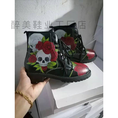Vintage inspirierte Orthopädische Stiefel