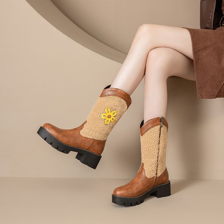 Vintage inspirierte Orthopädische Stiefel