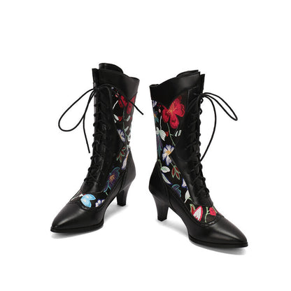 Vintage inspirierte Orthopädische Stiefel