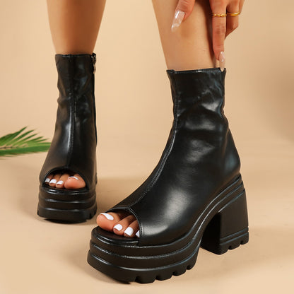 Klassische Orthopädische Stiefel mit zeitlosem Stil