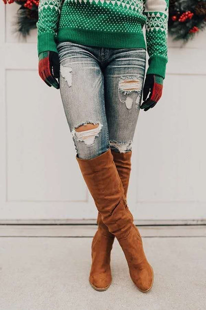 Vintage inspirierte Orthopädische Stiefel