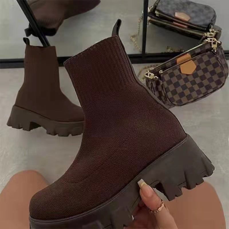 Anmutige Orthopädische Stiefel für modernen Look