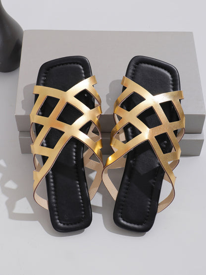 Vintage inspirierte Orthopädische Sandalen