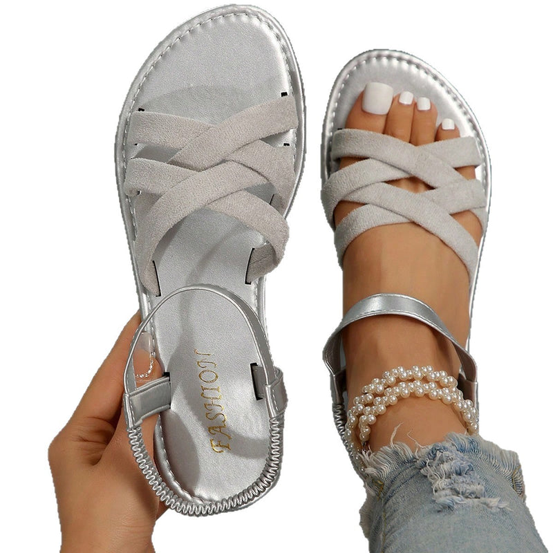 Klassische Orthopädische Sandalen mit zeitlosem Stil