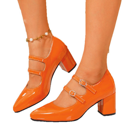 Klassische Orthopädische Absatzschuhe mit zeitlosem Stil