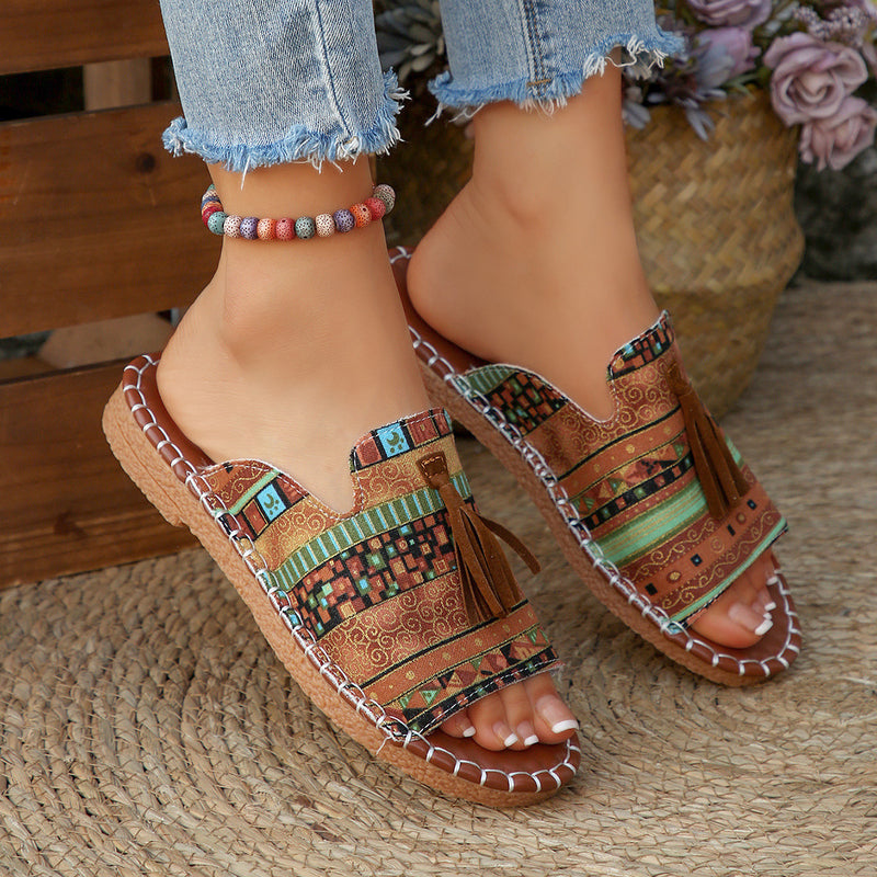 Klassische Orthopädische Sandalen mit zeitlosem Stil