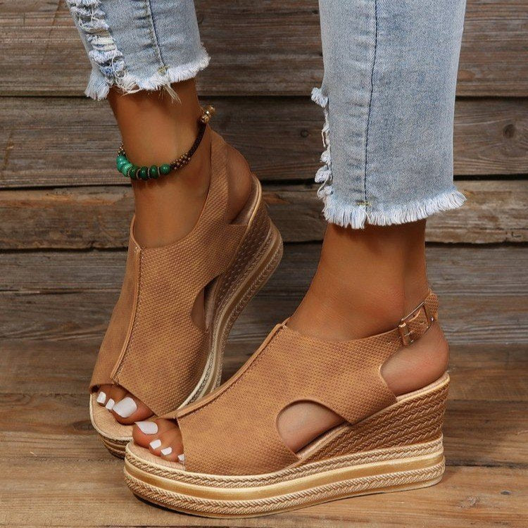 Vintage inspirierte Orthopädische Sandalen