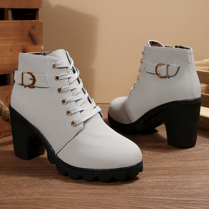Vintage inspirierte Orthopädische Stiefel