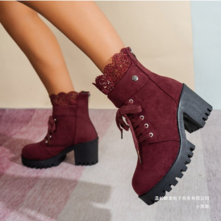 Klassische Orthopädische Stiefel mit zeitlosem Stil