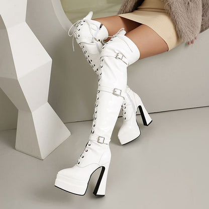 Vintage inspirierte Orthopädische Stiefel