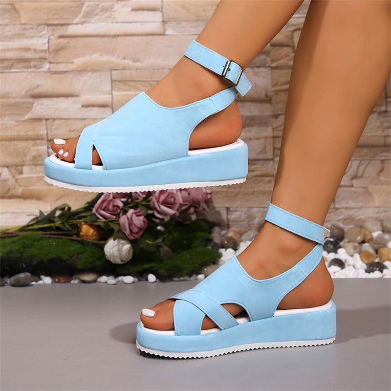 Klassische Orthopädische Sandalen mit zeitlosem Stil