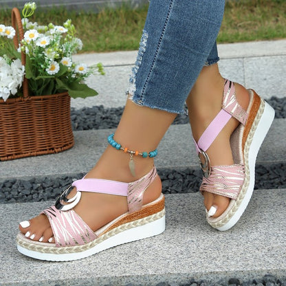 Vintage inspirierte Orthopädische Sandalen