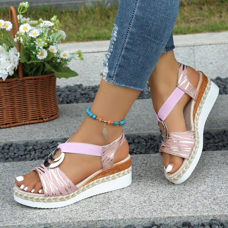 Vintage inspirierte Orthopädische Sandalen