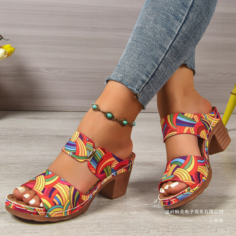 Klassische Orthopädische Sandalen mit zeitlosem Stil