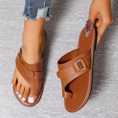 Klassische Orthopädische Sandalen mit zeitlosem Stil