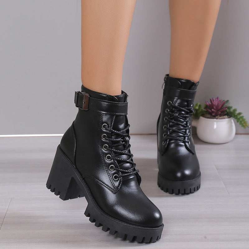 Vintage inspirierte Orthopädische Stiefel