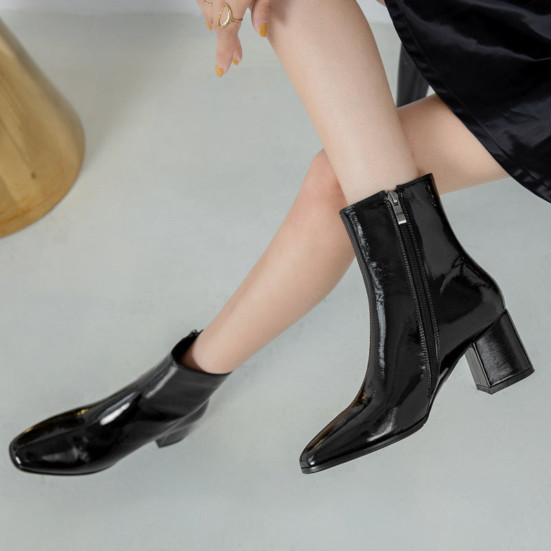 Klassische Orthopädische Stiefel mit zeitlosem Stil