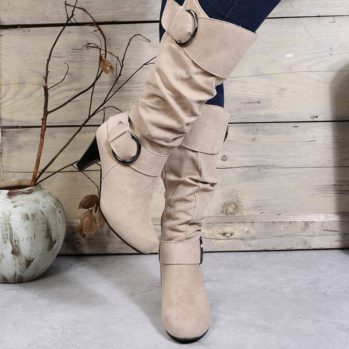 Vintage inspirierte Orthopädische Stiefel