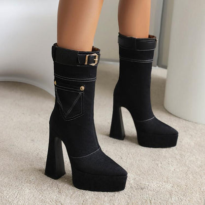 Schicke Orthopädische Stiefel mit einzigartigem Design