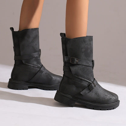 Klassische Orthopädische Stiefel mit zeitlosem Stil