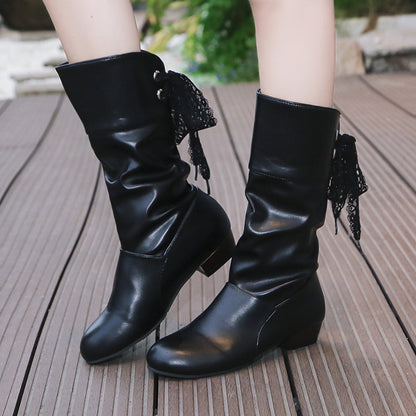 Anmutige Orthopädische Stiefel für modernen Look