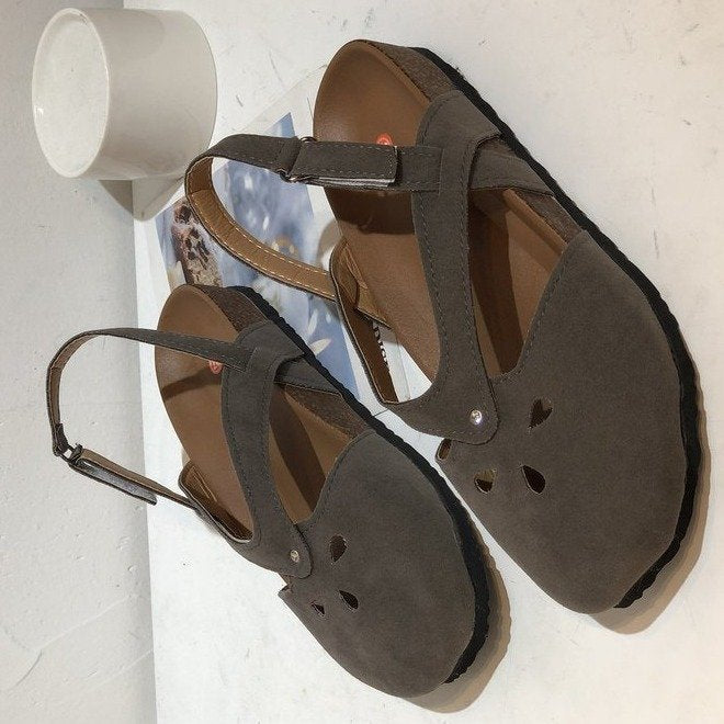 Klassische Orthopädische Sandalen mit zeitlosem Stil