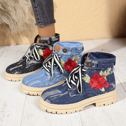 Vintage inspirierte Orthopädische Stiefel