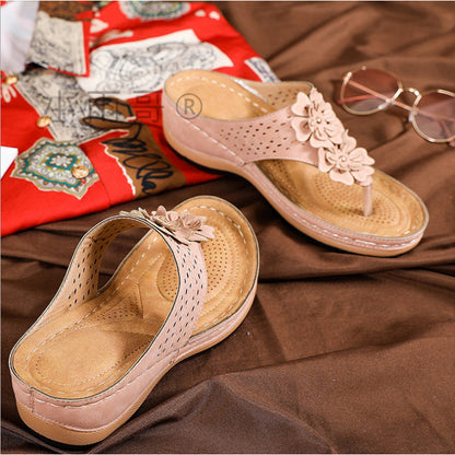 Vintage inspirierte Orthopädische Sandalen