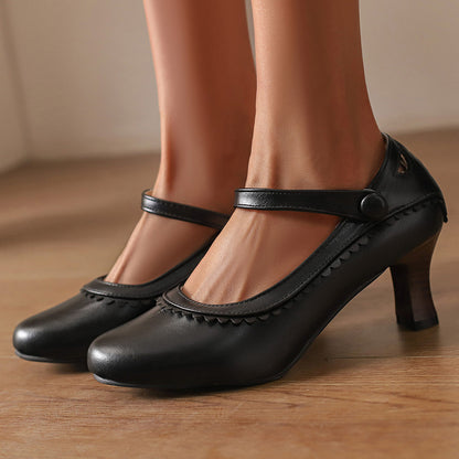Vintage inspirierte Orthopädische Absatzschuhe