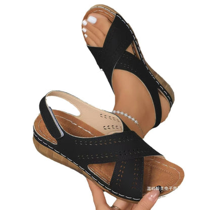 Klassische Orthopädische Sandalen mit zeitlosem Stil