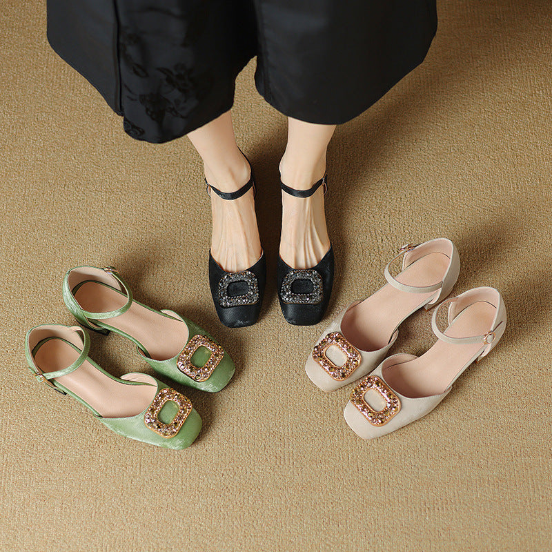 Vintage inspirierte Orthopädische Sandalen