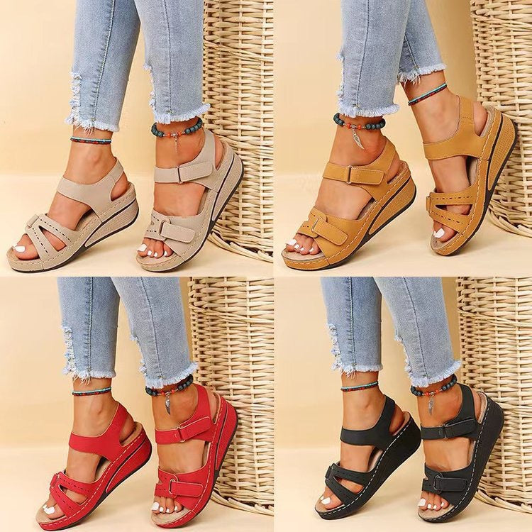 Vintage inspirierte Orthopädische Sandalen