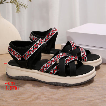 Vintage inspirierte Orthopädische Sandalen