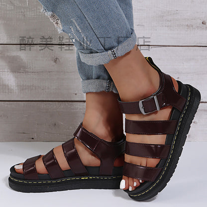 Vintage inspirierte Orthopädische Sandalen