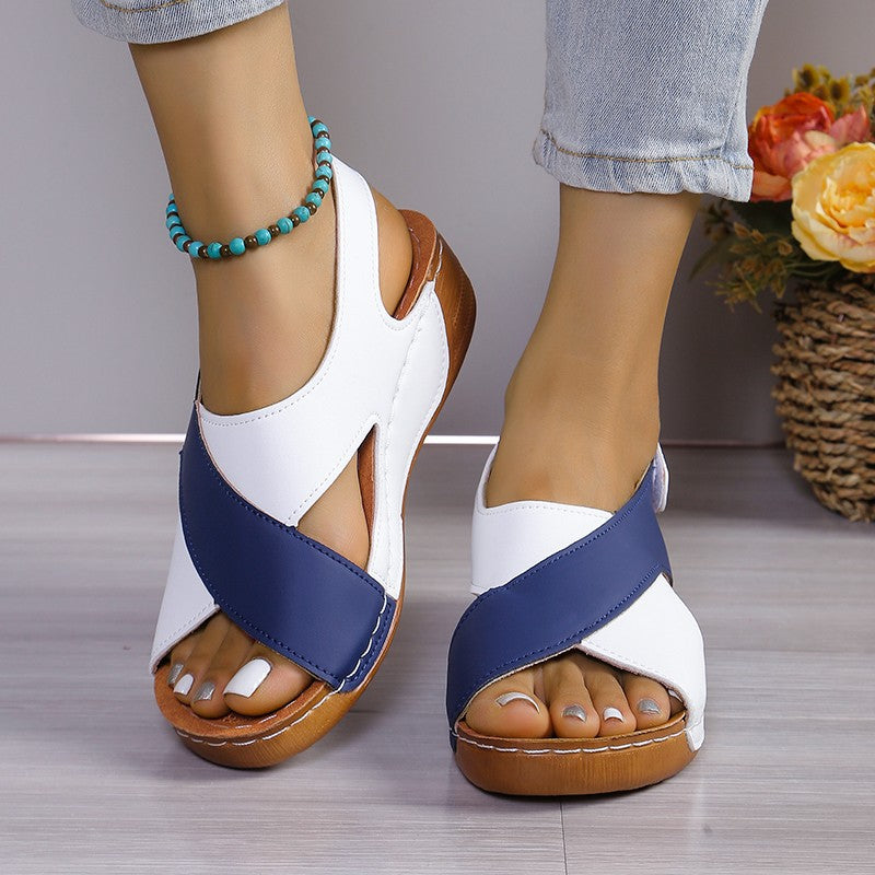 Vintage inspirierte Orthopädische Sandalen