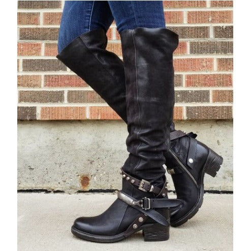 Vintage inspirierte Orthopädische Stiefel