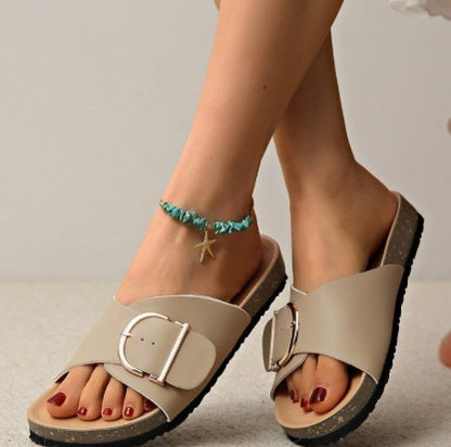 Klassische Orthopädische Sandalen mit zeitlosem Stil