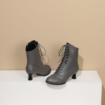 Vintage inspirierte Orthopädische Stiefel
