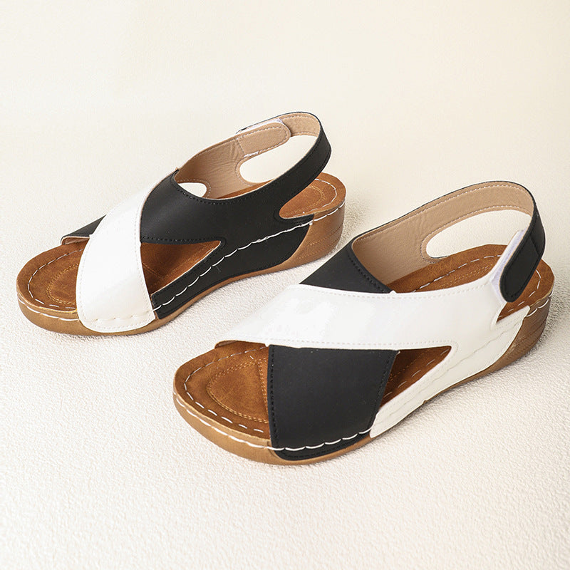 Vintage inspirierte Orthopädische Sandalen