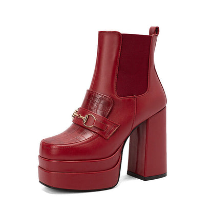 Vintage-inspirierte orthopädische Stiefel
