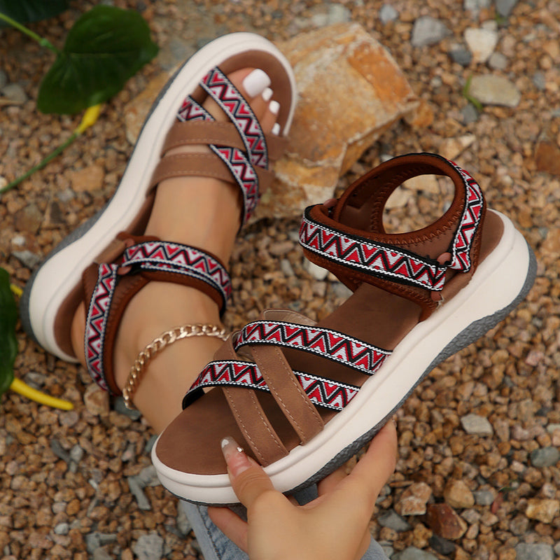Vintage inspirierte Orthopädische Sandalen