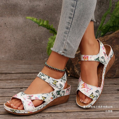 Vintage inspirierte Orthopädische Sandalen