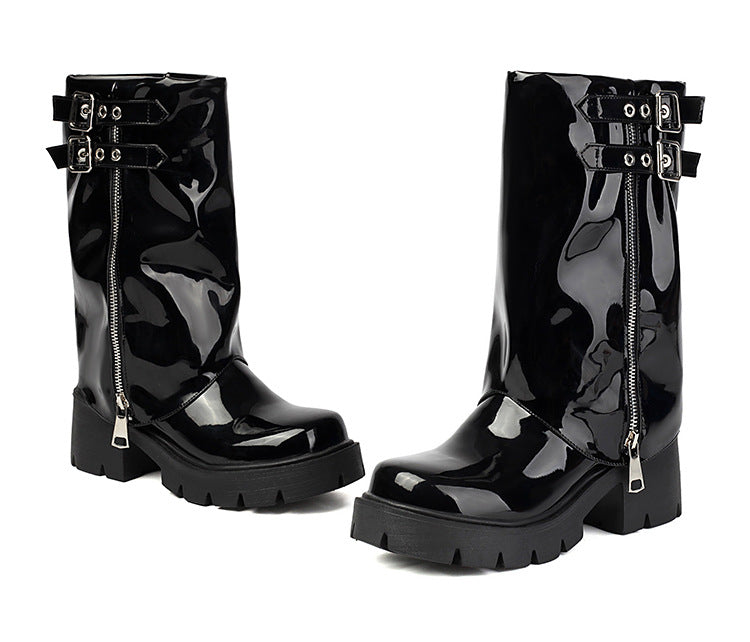 Klassische Orthopädische Stiefel mit zeitlosem Stil