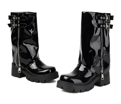 Klassische Orthopädische Stiefel mit zeitlosem Stil