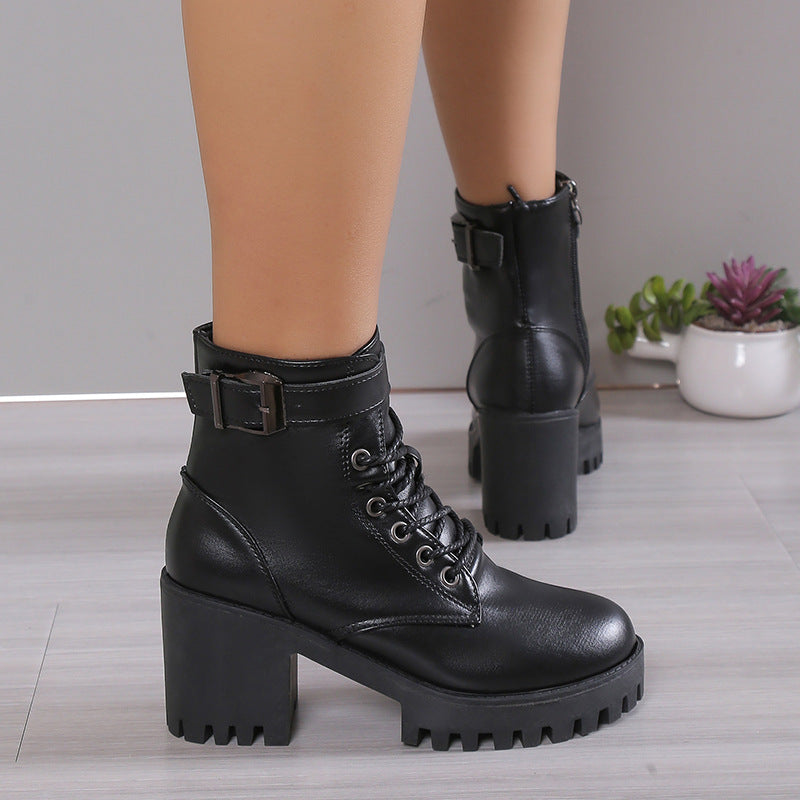 Vintage inspirierte Orthopädische Stiefel
