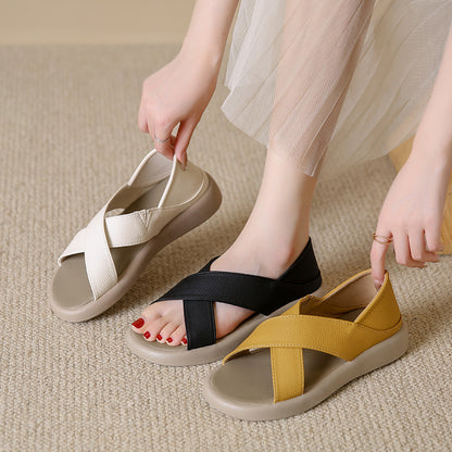Klassische Orthopädische Sandalen mit zeitlosem Stil