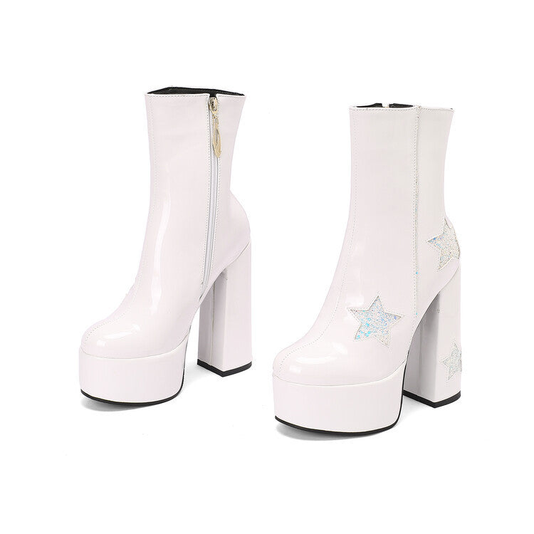 Vintage inspirierte Orthopädische Stiefel